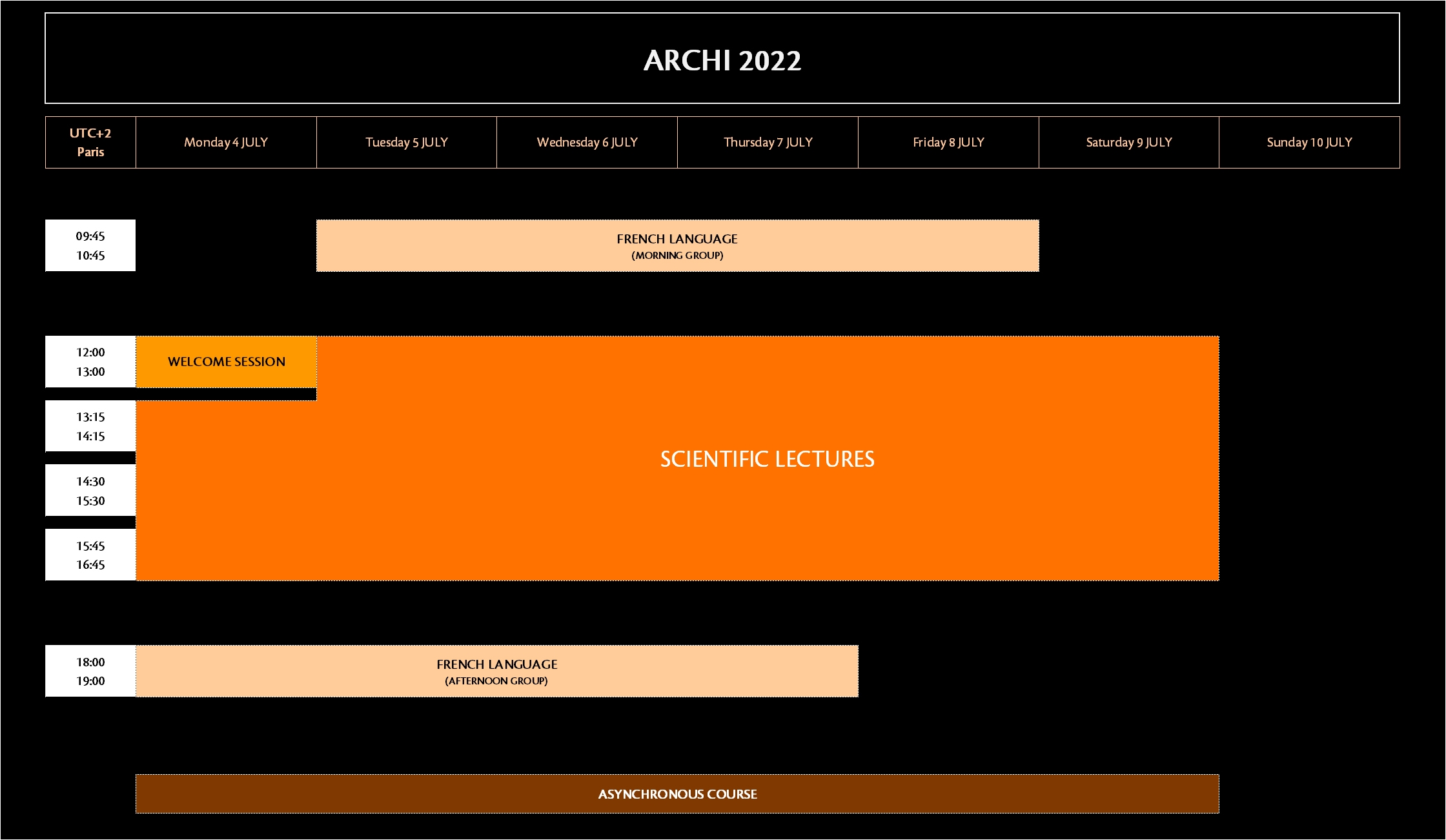 Programme at a Glance Archi1
